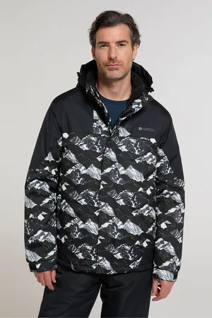 Mountain Warehouse Mens Mens Water Resistant Printed Ski Jacket And Trousers Set