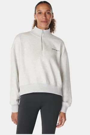 Sweaty Betty Womens Revive Crop Half Zip Sweat Top
