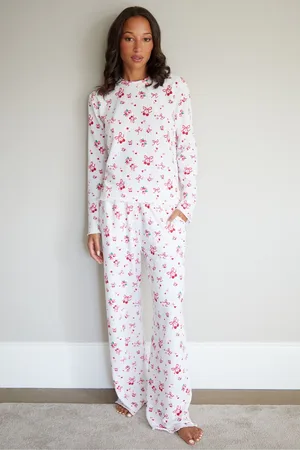 Threadbare White 100% Cotton Long Sleeve Pyjama Set AU 16