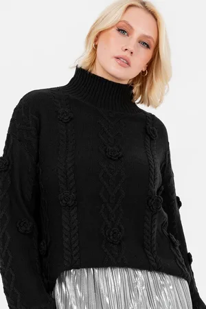 Lovedrobe Womens Floral Applique Jumper