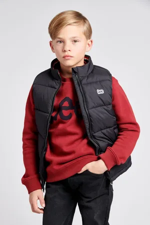 Lee Boys Graphic Logo Puffer Gilet