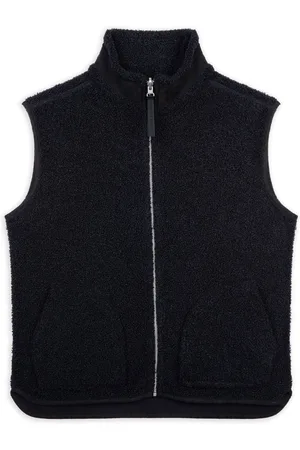 Chelsea Peers Black Borg Fleece Reversible Gilet AU 12