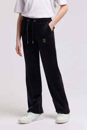 Juicy Couture Girls Mini Girls Diamante Wide Leg Joggers