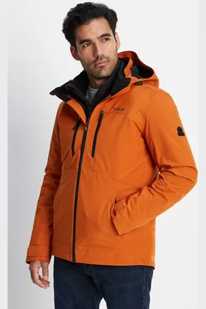 Tog 24 Orange Denton Waterproof 3 in 1 Hooded Jacket XL