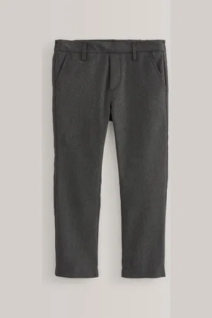 Next Boys Regular Pull-On Waist School Formal Stretch Skinny Trousers (3-17yrs)