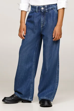 Tommy Hilfiger Girls Mabel Pleats Mid Rise Jeans