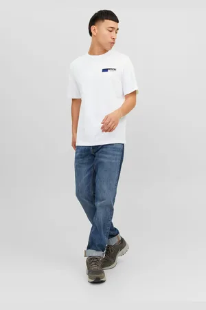 JACK & JONES Mens Relaxed Fit Cargo 100% Cotton Trousers