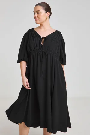 Simply Be Tie Front Midi Dress AU 18