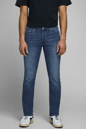 JACK & JONES Mens Washed Glenn Slim Fit Jeans