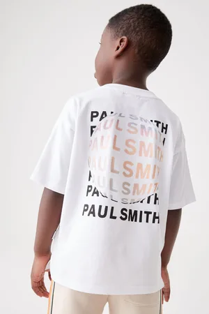 Paul Smith Boys Boys Oversized Short Sleeve Iconic Print 100% Cotton T-Shirt