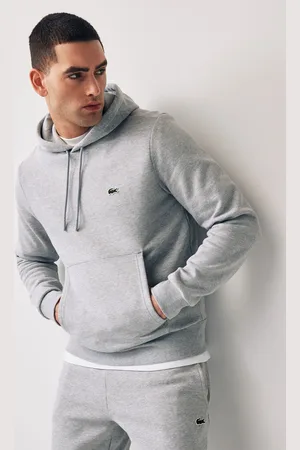 Lacoste Mens Logo Cotton Hoodie