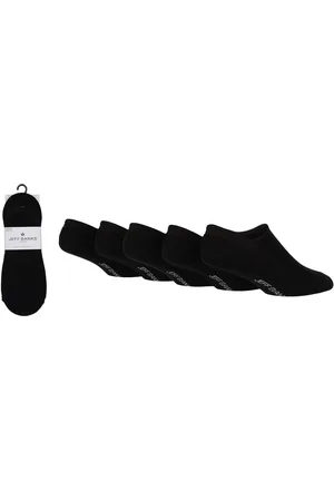 Jeff Banks Mens Super Low Cut Shoe Liners Socks 5 Pack