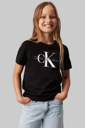 Calvin Klein Boys 100% Cotton Monogram T-Shirt