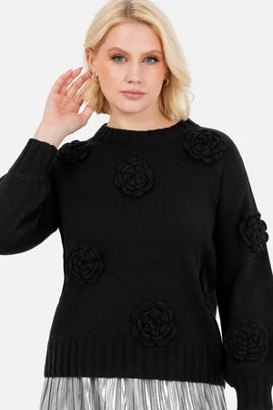 Lovedrobe Womens Cable Knit Applique Jumper