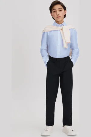 Reiss Boys Soft Remote 3-9 yrs Slim Fit Cotton Shirt