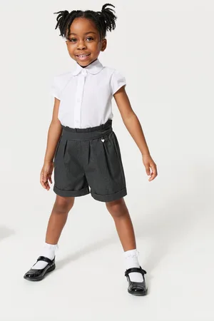 Clarks Girls Paperbag School Shorts