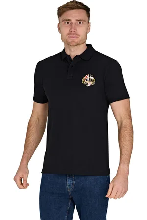 Raging Bull Classic 100% Cotton Crest Polo Shirt L