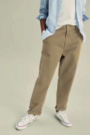 Next Boys Tan Loose Fit Chino Trousers (3-16yrs)