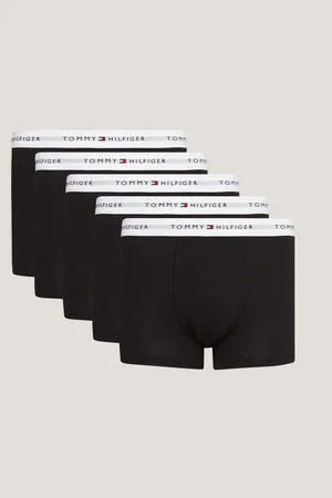 Tommy Hilfiger Mens Signature Cotton Essential Trunks 5 Pack