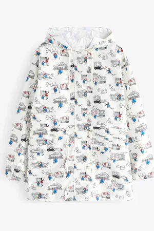 Cath Kidston Womens White Womens Paddington Rain Jacket