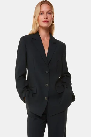 Whistles Womens Amelie Wool Blend Blazer