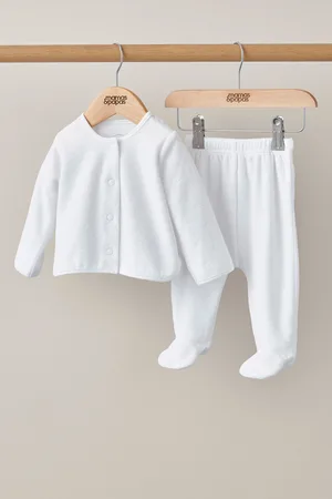 Mamas & Papas Girls Velour Cloud Set 2 Piece