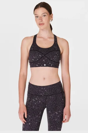 Sweaty Betty Black Medium Power Support Sports Bra XXS