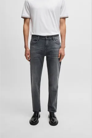 HUGO BOSS Mens Regular Fit Bottlemaine Stretch Denim Jeans