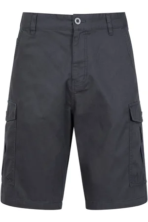 Mountain Warehouse Mens /Grey Mens Lakeside 100% Cotton Cargo Shorts