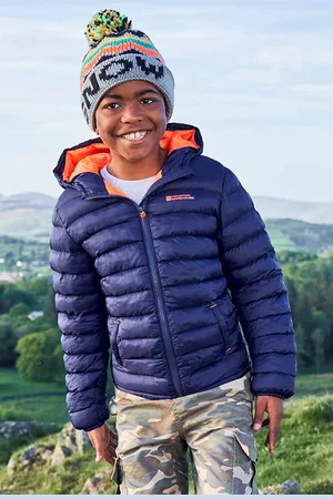 Mountain Warehouse Girls Dark Kids Seasons II Water Resistant Padded Jacket