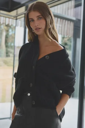 Next Womens Wool Blend Yak Soft Touch Front Pocket Knitted Cardigan