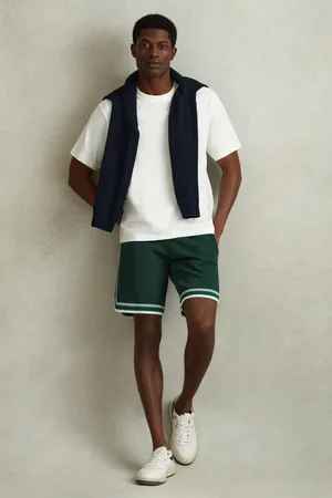 Reiss Mens Multi Jack Knitted Elasticated Waist Shorts