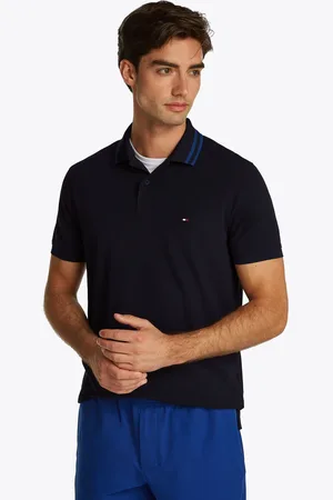 Tommy Hilfiger Regular Fit Performance Zip Short Sleeve Polo Shirt L