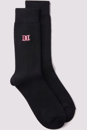 Duchamp Mens Mens Chunky Cashmere Mix Rib Socks