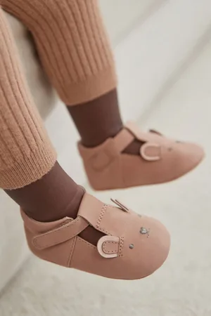 Next T-Bar Baby Shoes (0-24mths) Upto 3 Months (50