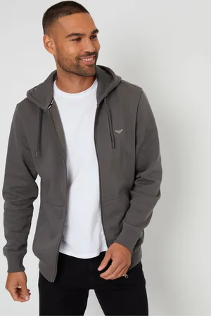 Threadbare Mens Zip Through Hoodie