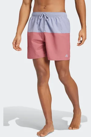 adidas Mens Colorblock CLX Short Length Swim Shorts
