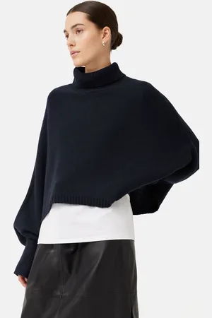Jigsaw Womens Merino Poncho Jumper