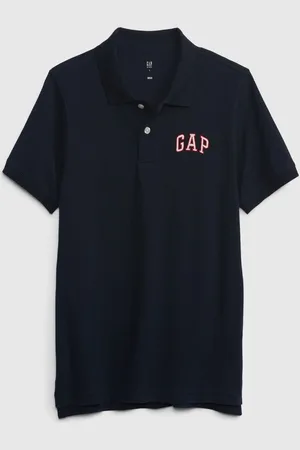 GAP Boys Navy Logo Short Sleeve Polo Shirt (4-13yrs)