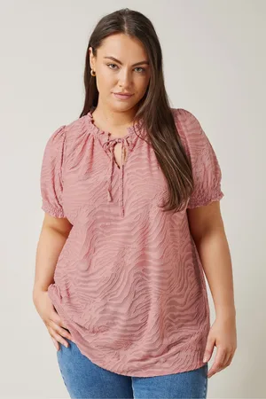 Evans Burnout Tie Neck Blouse AU 22-24