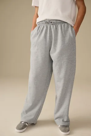 Next Boys Charcoal Wide Fit Basic Joggers (3-16yrs)