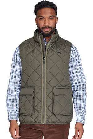 Raging Bull Green Patch Pocket Quilted Gilet 4XL