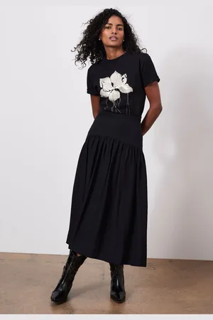 mint&berry Drop Waist Midi Skirt AU 12