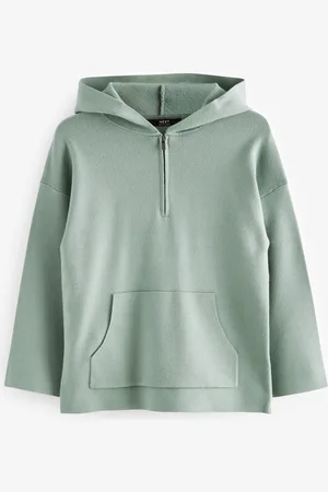 Next Boys Mineral Quarter Zip Knitted Hoodie (3-16yrs)
