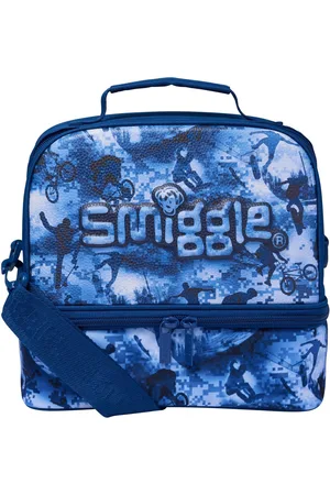 SMIGGLE Boys Blue Freestyle Level Hardtop Lunchbox