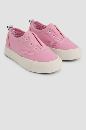 JoJo Maman Bébé Canvas Plimsole Shoes AU 10 (EU 28)