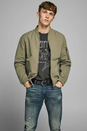 JACK & JONES Mens Bomber Jacket