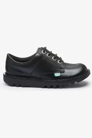 Kickers Boys Junior Lo Leather Shoes