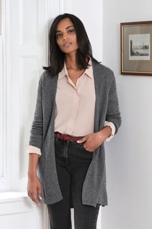 Pure Collection Womens Gassato Swing Cardigan