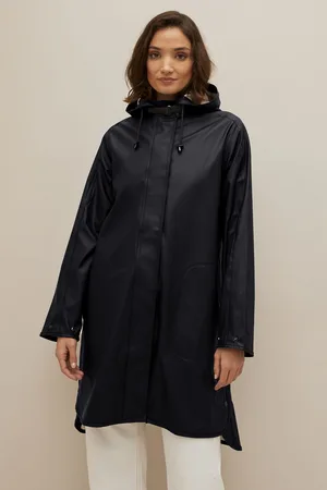 Ilse Jacobsen Womens Loose Fit Waterproof A Shape Raincoat